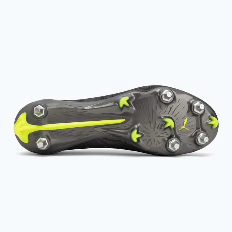 Buty piłkarskie męskie PUMA Ultra 5 Ultimate MxSG matte aged silver/yellow alert/sun struck 4