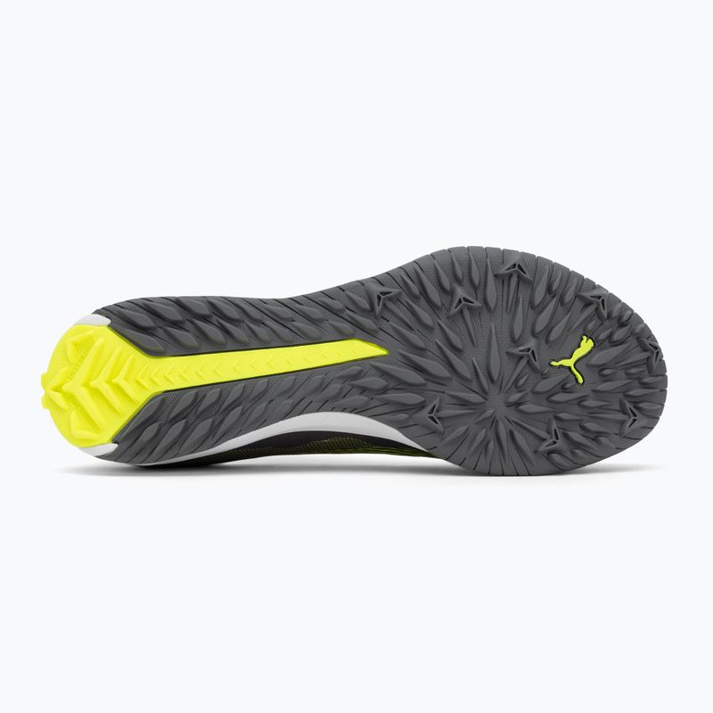 Buty piłkarskie męskie PUMA Ultra 5 Match TT matte aged silver/yellow alert/puma aged silver 4