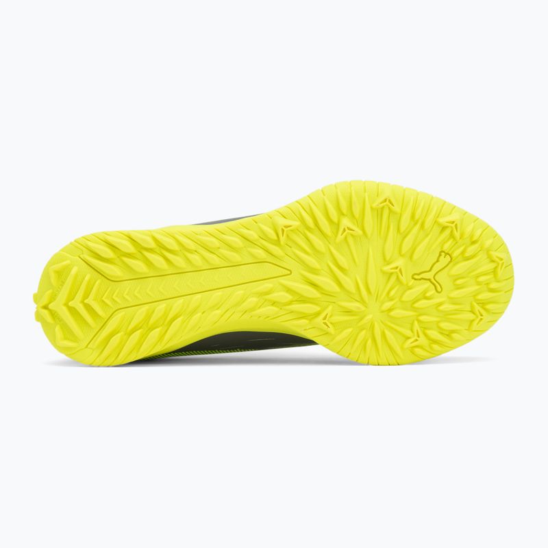 Buty piłkarskie dziecięce PUMA Ultra 5 Play TT Jr matte aged silver/yellow alert/puma aged silver 4