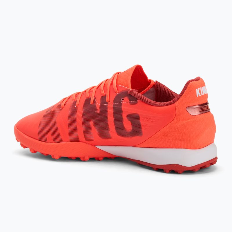 Buty piłkarskie męskie PUMA King Match TT glowing red/ puma white/ red fire 3