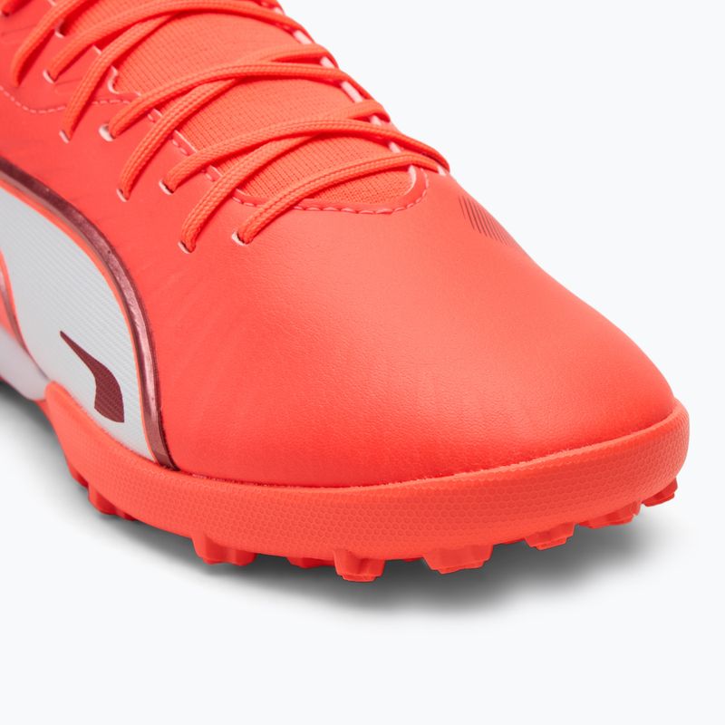 Buty piłkarskie męskie PUMA King Match TT glowing red/ puma white/ red fire 7
