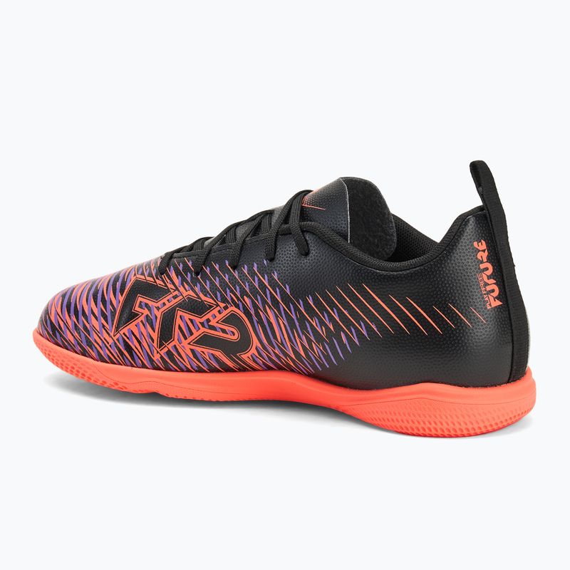 Buty piłkarskie dziecięce PUMA Future 8 Play It puma black/ puma white/ glowing red 3