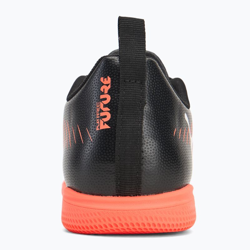Buty piłkarskie dziecięce PUMA Future 8 Play It puma black/ puma white/ glowing red 6
