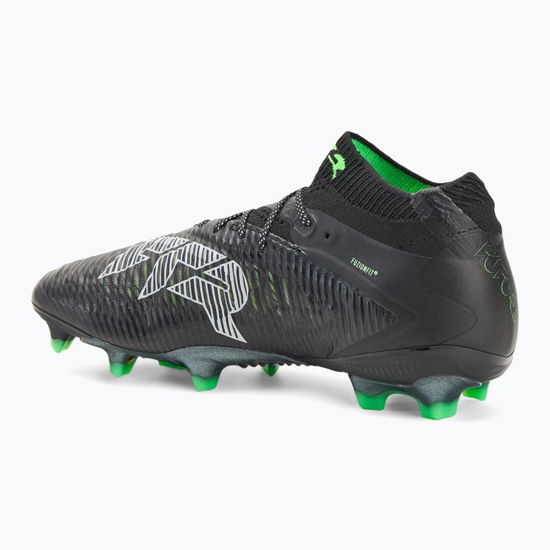 Buty piłkarskie męskie PUMA Future 8 Ultimate FG puma black/cool light gray/fluo green 3