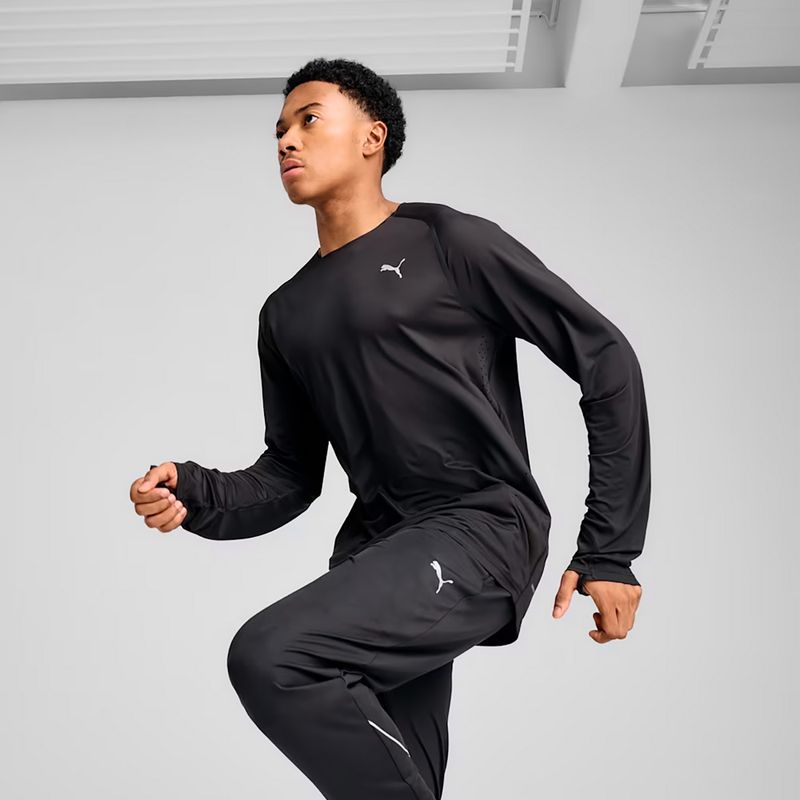 Longsleeve do biegania męski PUMA Run Cloudpun puma black 3