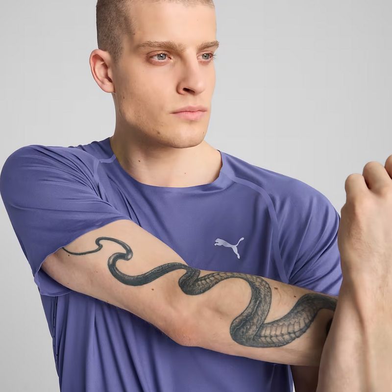 Koszulka do biegania męska PUMA Run Cloudspun Tee blue crystal 6