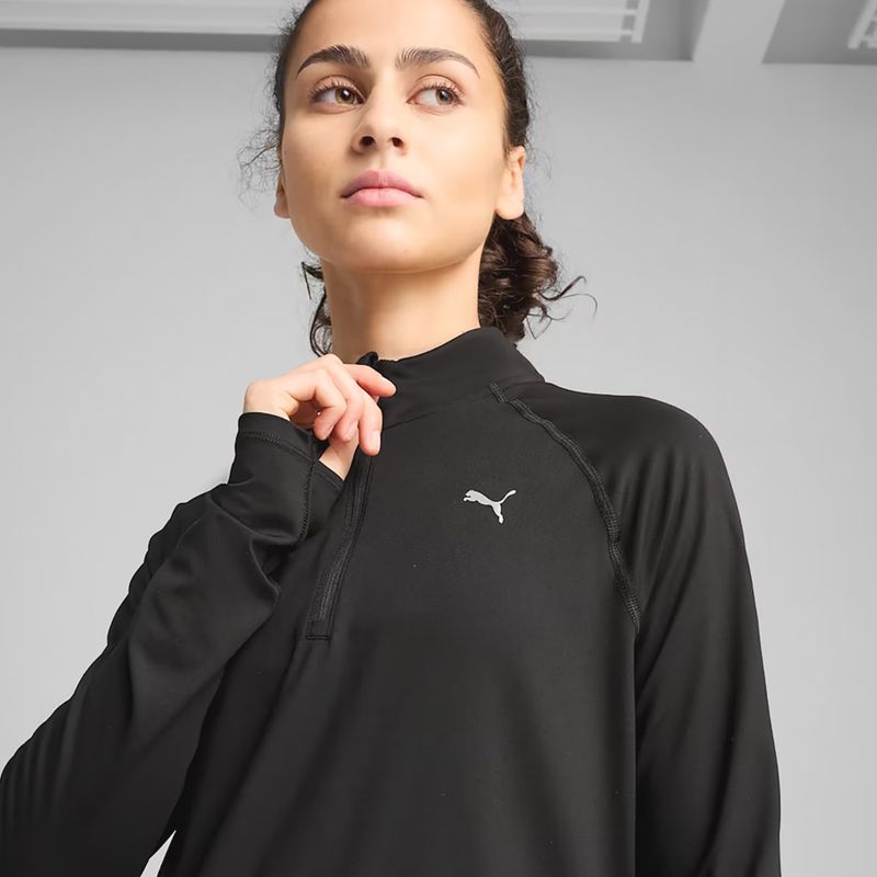 Bluza do biegania damska PUMA Run Velocity Cloudspun 1/4 Zip puma black 6