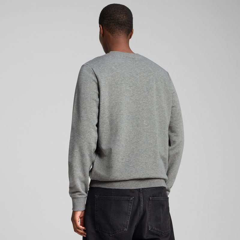 Bluza męska PUMA ESS No. 1 Logo Crew TR medium gray heather 4