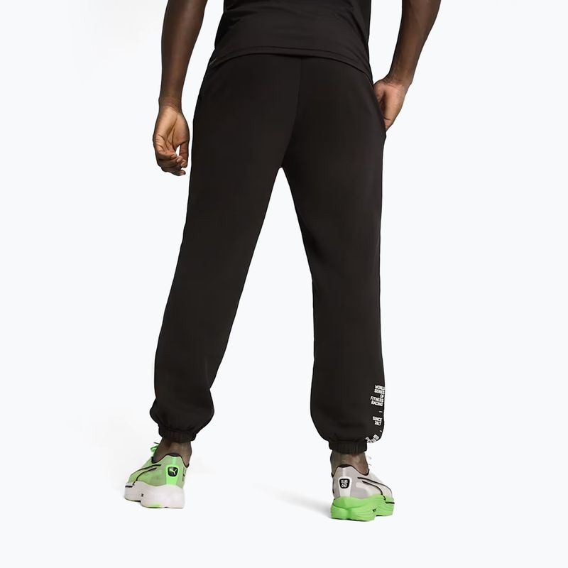 Spodnie męskie PUMA Hyrox Fleece black 2