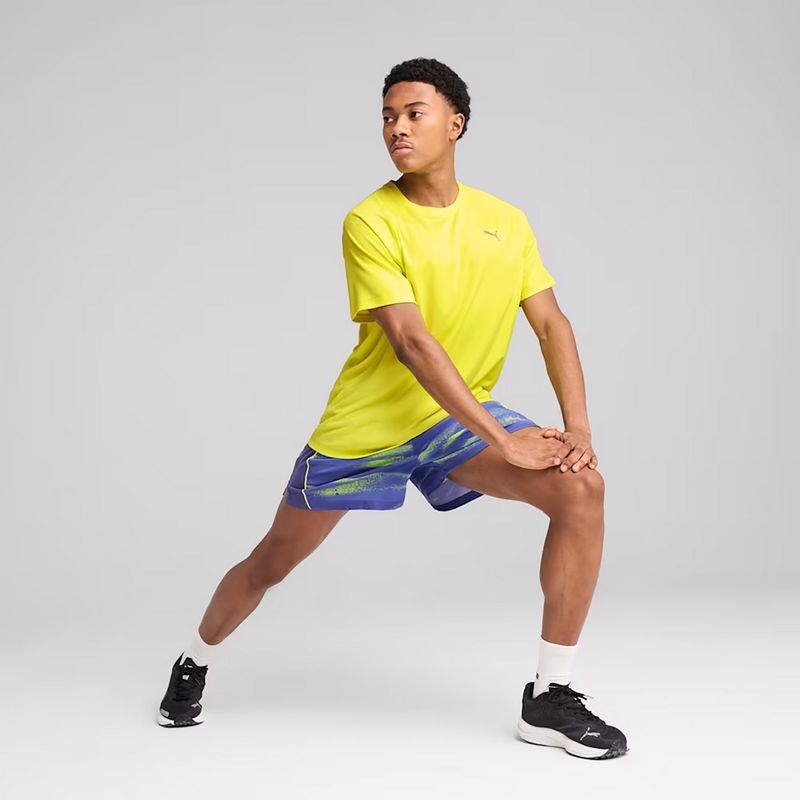 Koszulka do biegania męska PUMA Run Velocity Tee Poly lemon sherbert 4