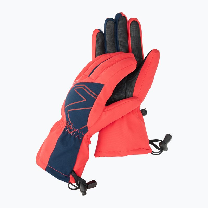 Rękawice narciarskie dziecięce ZIENER Laval Aquashield AW fiery red 2