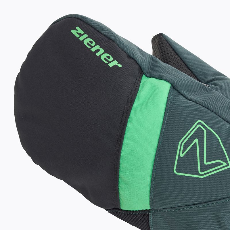 Rękawice narciarskie dziecięce ZIENER Levin GTX Mitten dark jungle 5