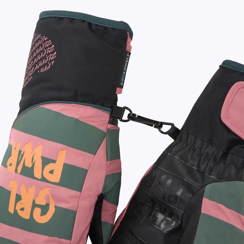 Rękawice narciarskie dziecięce ZIENER Liwani Aquashield PR Mitten rose blossom 6