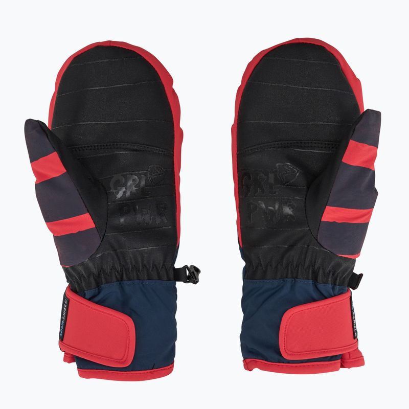 Rękawice narciarskie dziecięce ZIENER Liwani Aquashield PR Mitten fiery red 3