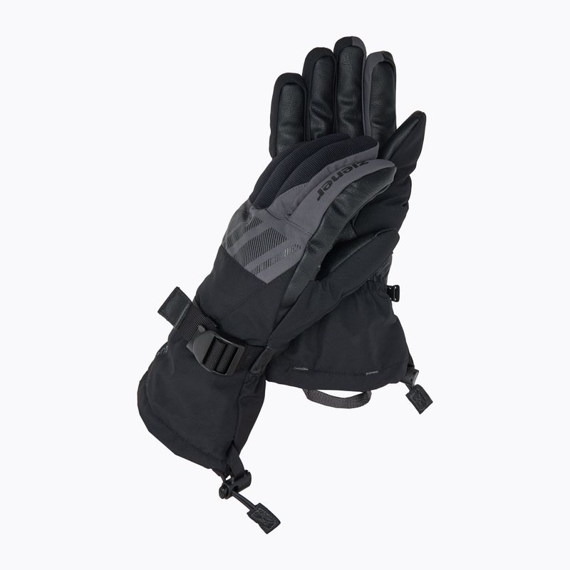 Rękawice narciarskie męskie ZIENER Ghalion Aquashield alpine black/magnet 2