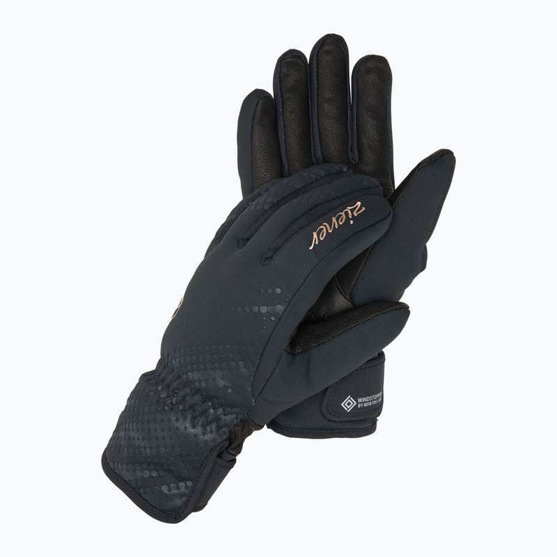 Rękawice narciarskie damskie ZIENER Karoi WS PR black/rose metallic 2