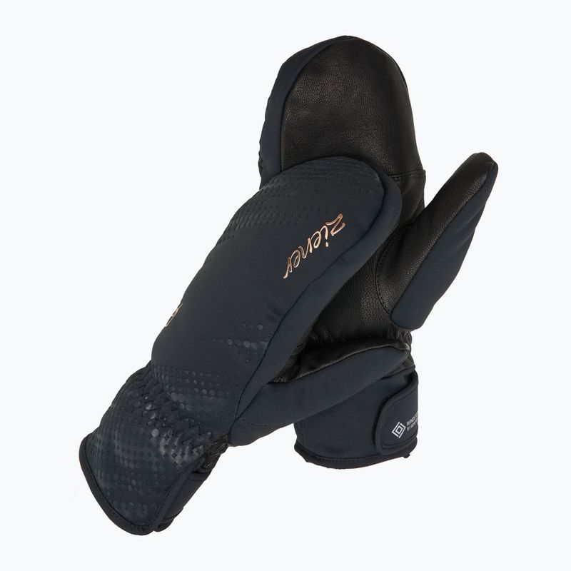 Rękawice narciarskie damskie ZIENER Karoia WS PR Mitten black/rose metallic 2