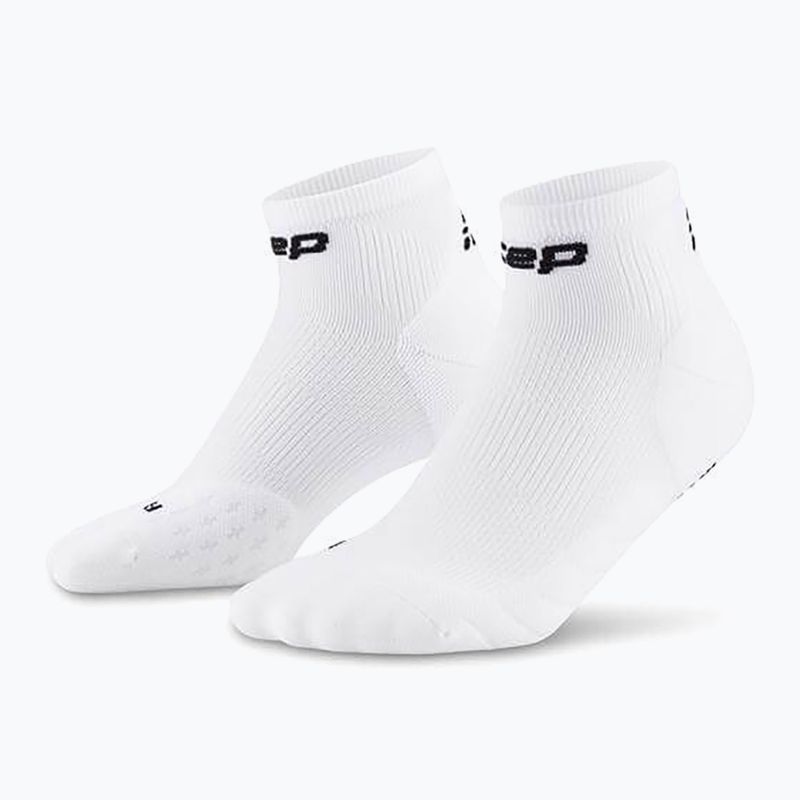 Skarpety kompresyjne damskie CEP Run Low Cut 5.0 white