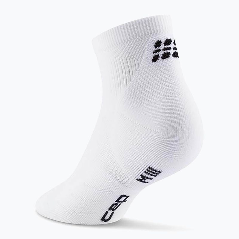 Skarpety kompresyjne damskie CEP Run Low Cut 5.0 white 3