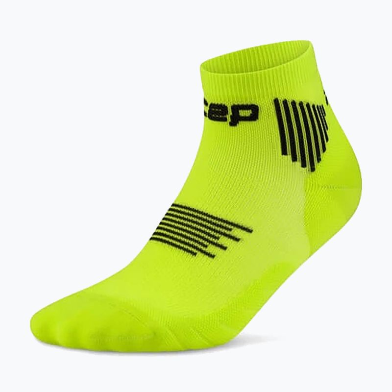 Skarpety kompresyjne męskie CEP Run Low Cut 5.0 lime/black 2