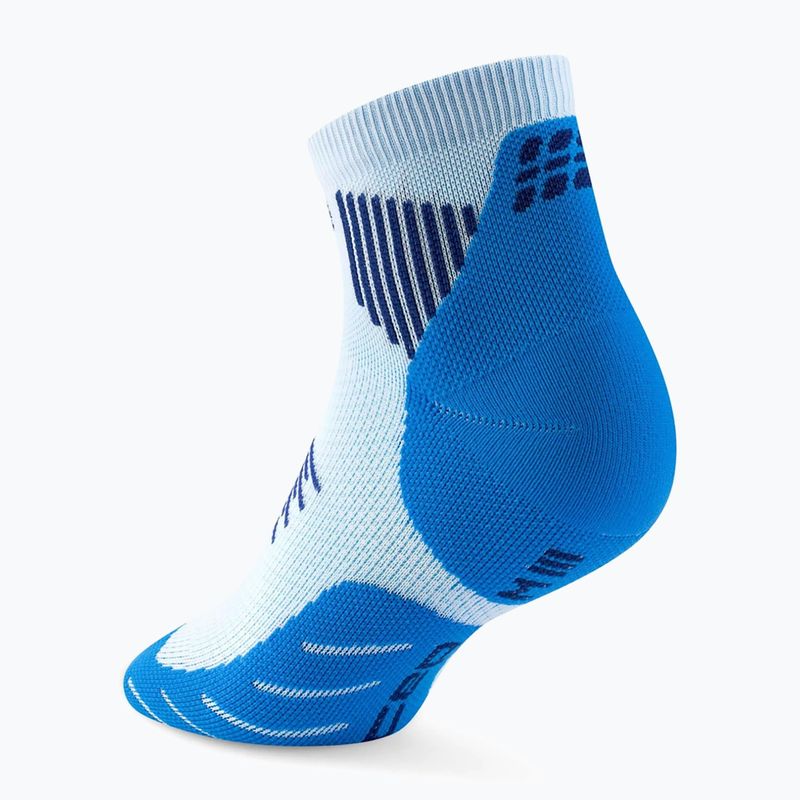 Skarpety kompresyjne męskie CEP Run Low Cut 5.0 blue/ice 3