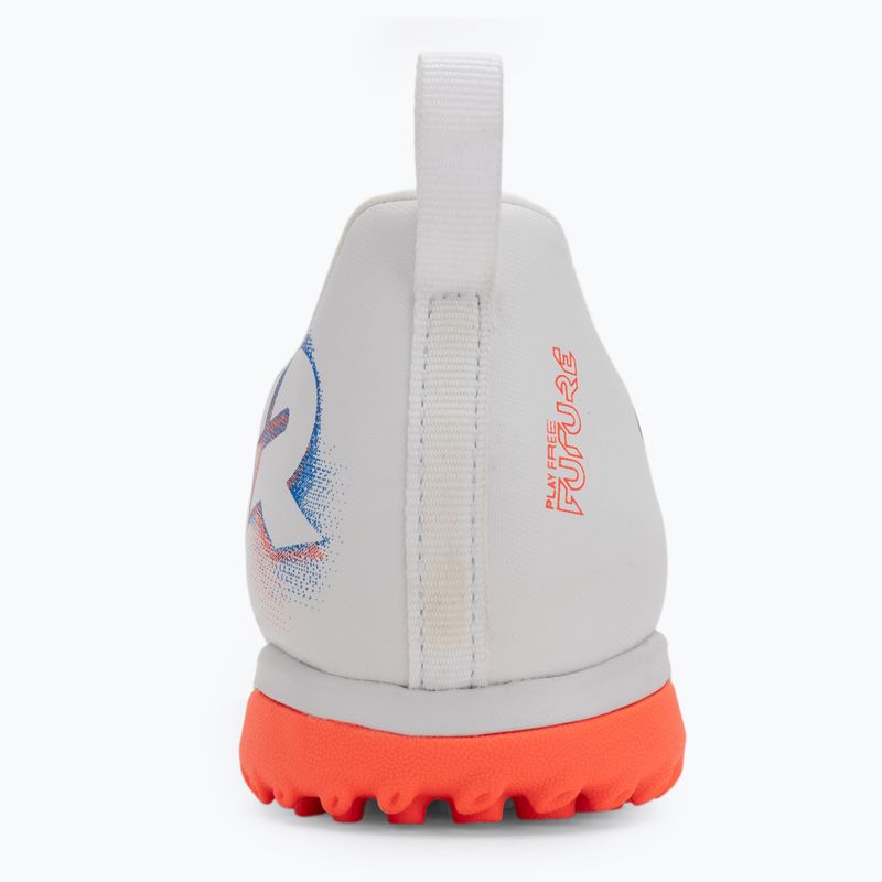 Buty piłkarskie dziecięce PUMA Future 8 Match LL TT + Mid Jr puma white/puma black/glowing red 6