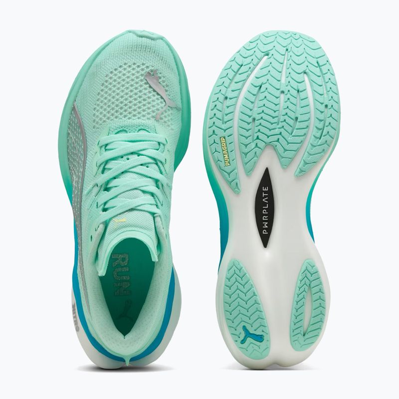 Buty do biegania damskie PUMA Deviate Nitro 3 mint melt/speed blue 12