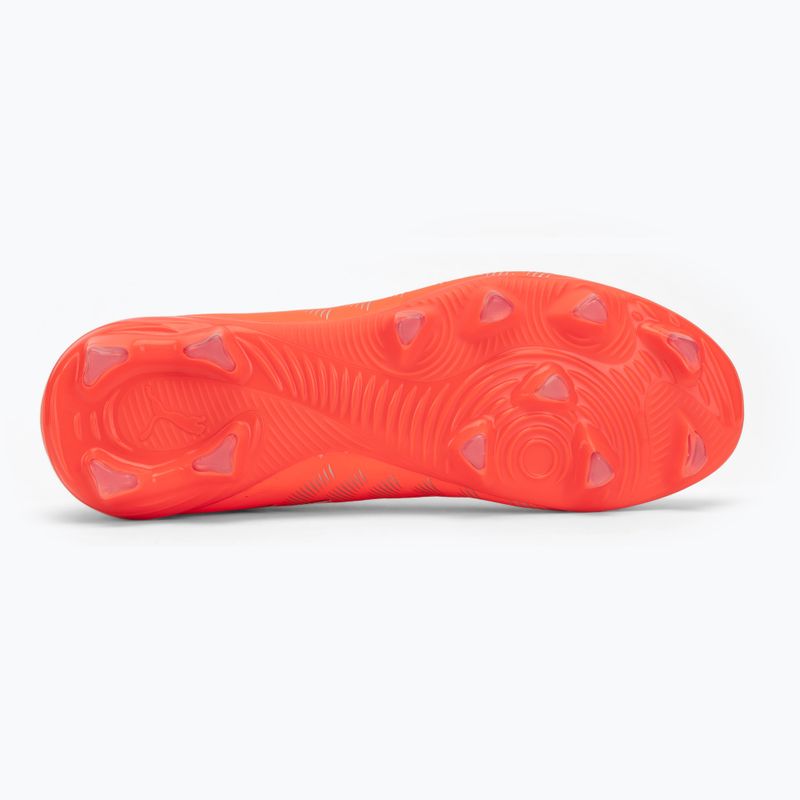 Buty piłkarskie PUMA Future 9 Play FG/AG glowing red/puma white/puma black/puma silver 4