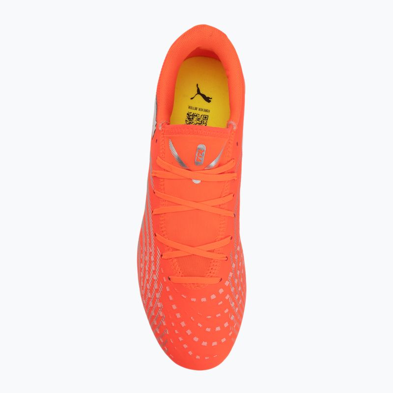 Buty piłkarskie PUMA Future 9 Play FG/AG glowing red/puma white/puma black/puma silver 5