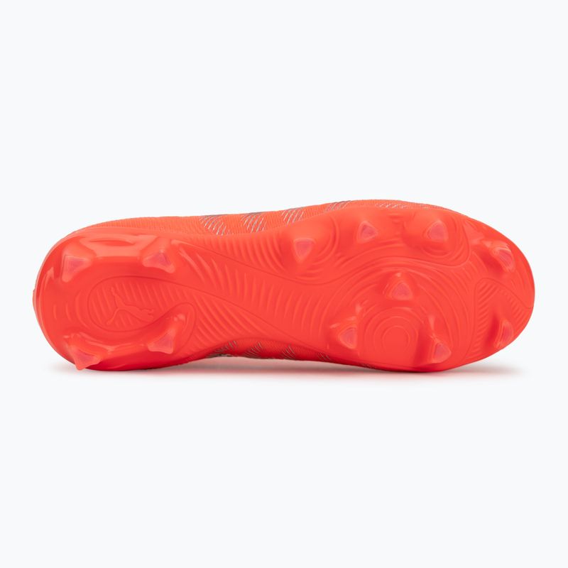 Buty piłkarskie dziecięce PUMA Future 9 Match FG/AG Jr glowing red/puma white/puma black/puma silver 4