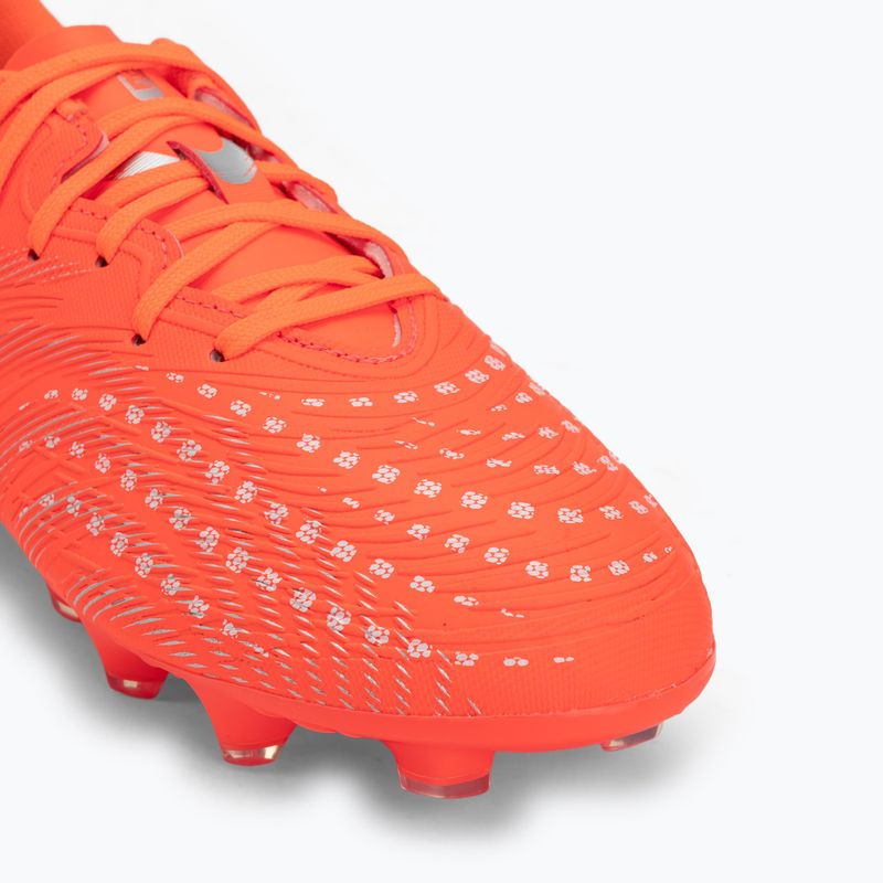 Buty piłkarskie dziecięce PUMA Future 9 Play FG/AG Jr glowing red/puma white/puma black/puma silver 7