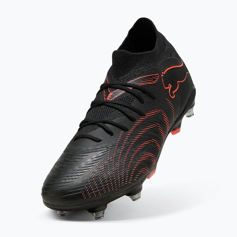 Buty piłkarskie PUMA Future 9 Match MxSG puma black/glowing red/strong grey 8