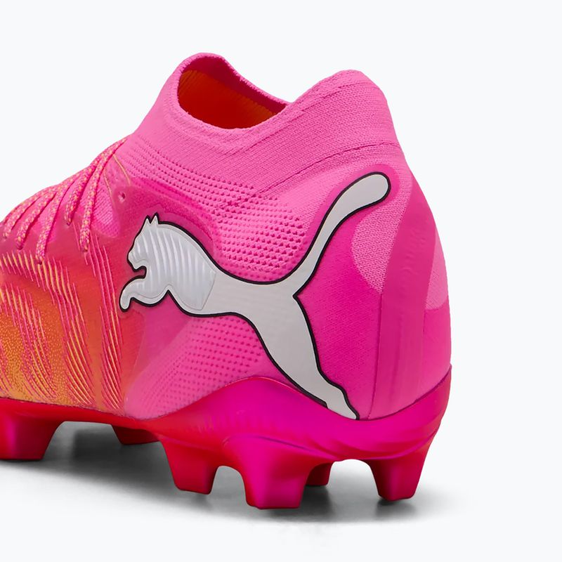 Buty piłkarskie PUMA Future 9 Ultimate FG poison pink/puma wht/sun stream/bright aqua/puma blk 12
