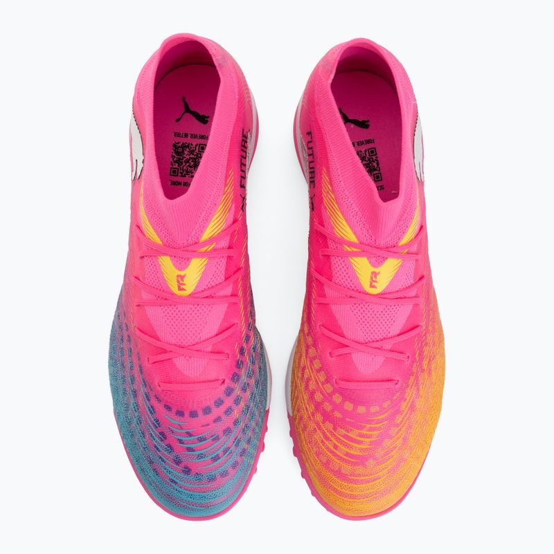 Buty piłkarskie PUMA Future 9 Match TT poison pink/puma wht/sun stream/bright aqua/puma blk 5