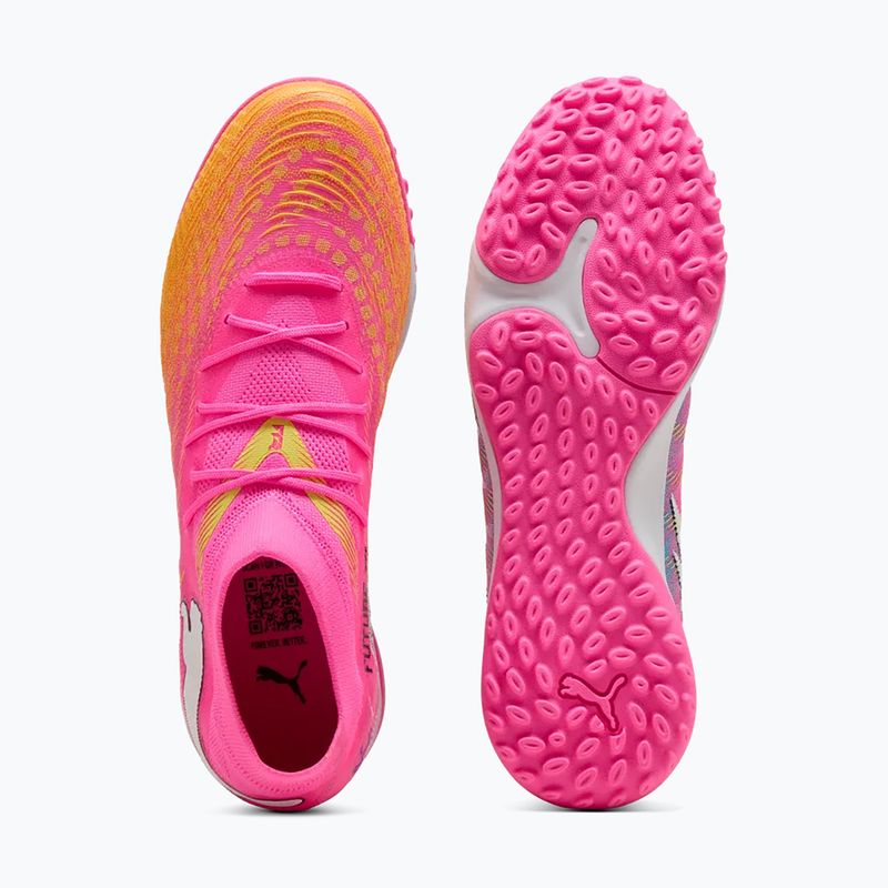 Buty piłkarskie PUMA Future 9 Match TT poison pink/puma wht/sun stream/bright aqua/puma blk 12