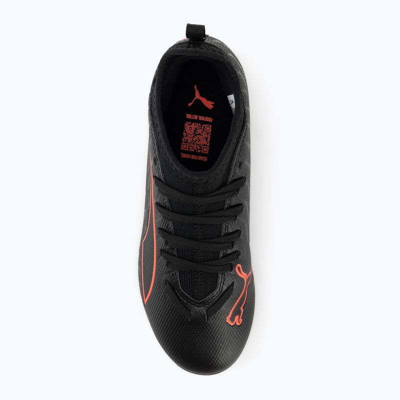 Buty piłkarskie dziecięce PUMA Ultra 6 Match FG/AG Jr puma black/puma red 5