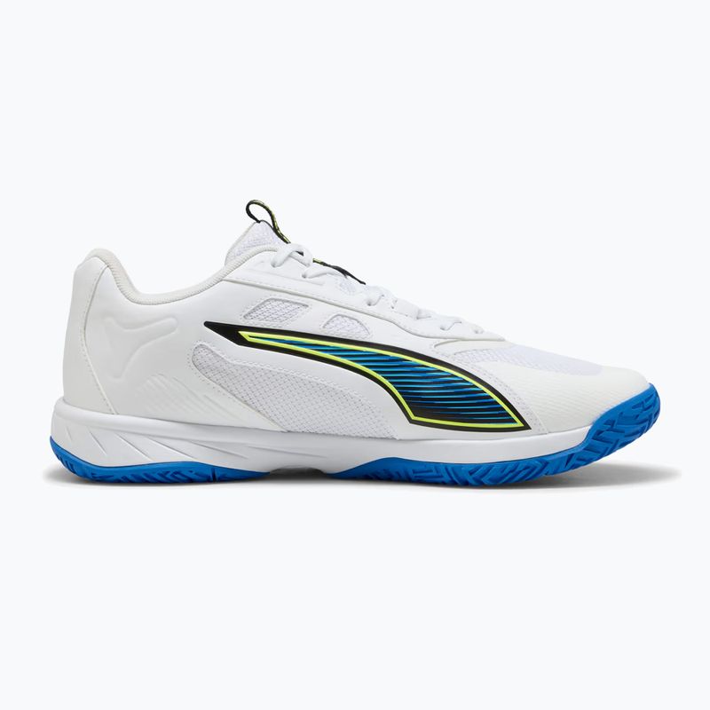 Buty do piłki ręcznej PUMA Accelerate Turbo 4 Game On puma white/glowing red/ultra blue 9