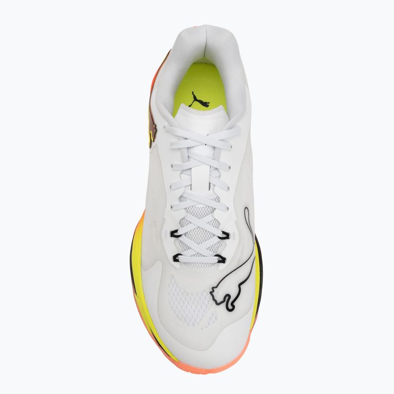 Buty do piłki ręcznej PUMA Vantage Nitro Game On puma white/glowing red/ultra blue 5