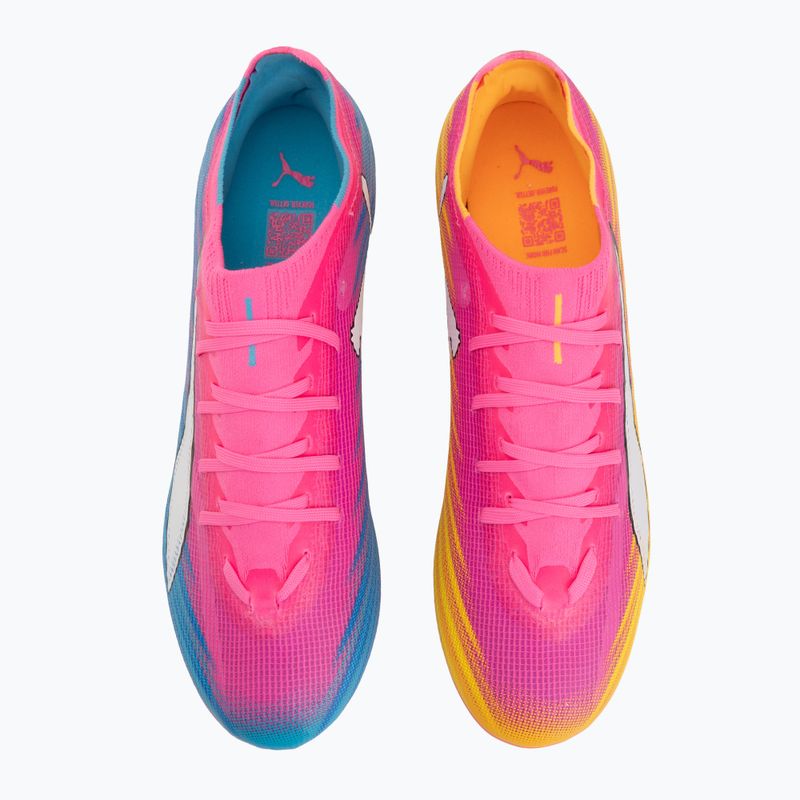 Buty piłkarskie PUMA Ultra 6 Match FG/AG poison pink/puma wht/sun stream/bright aqua/puma blk 5