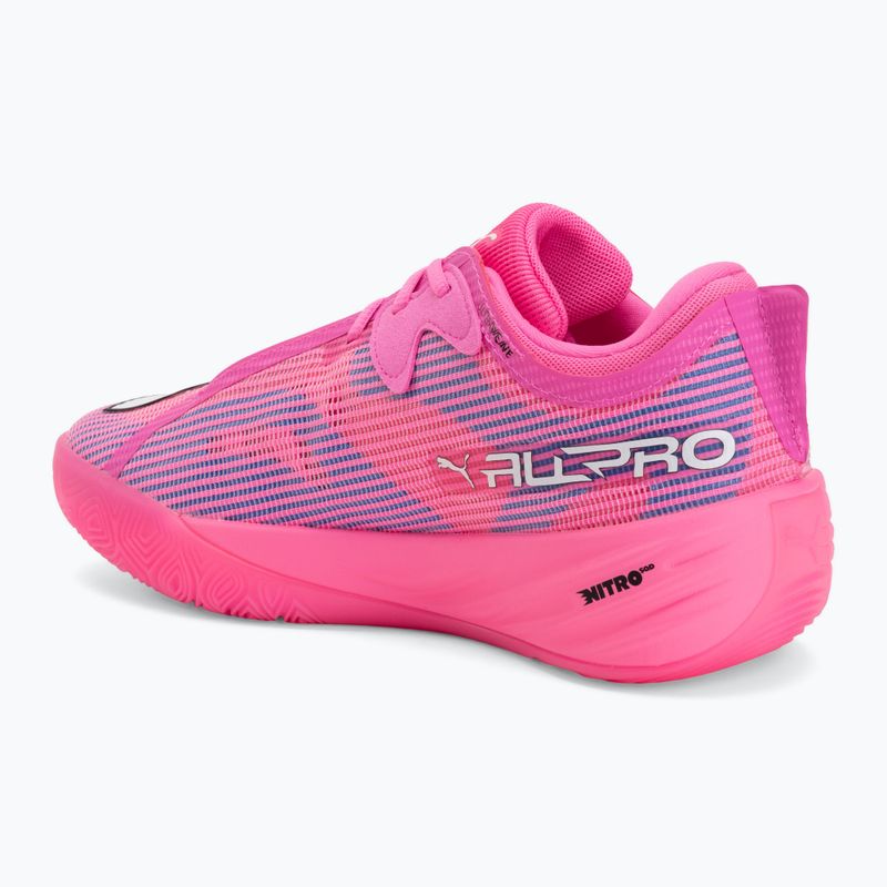Buty do koszykówki PUMA All-Pro NITRO 2 Showtime poison pink/bright aqua/lime squeeze 3