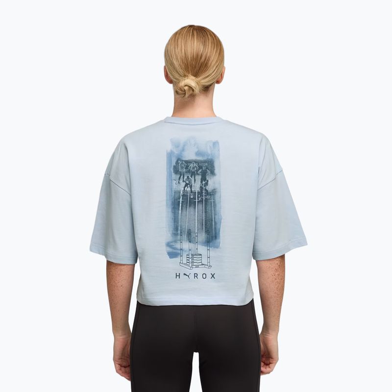 Koszulka treningowa damska PUMA Hyrox Cropped Lifestyle Tee gray 3