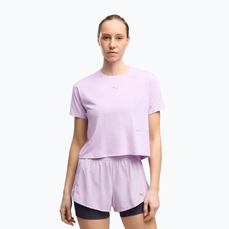 Koszulka do biegania damska PUMA Run Brightstride Cloudspun light lavender