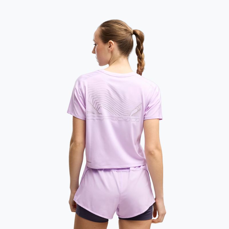 Koszulka do biegania damska PUMA Run Brightstride Cloudspun light lavender 3