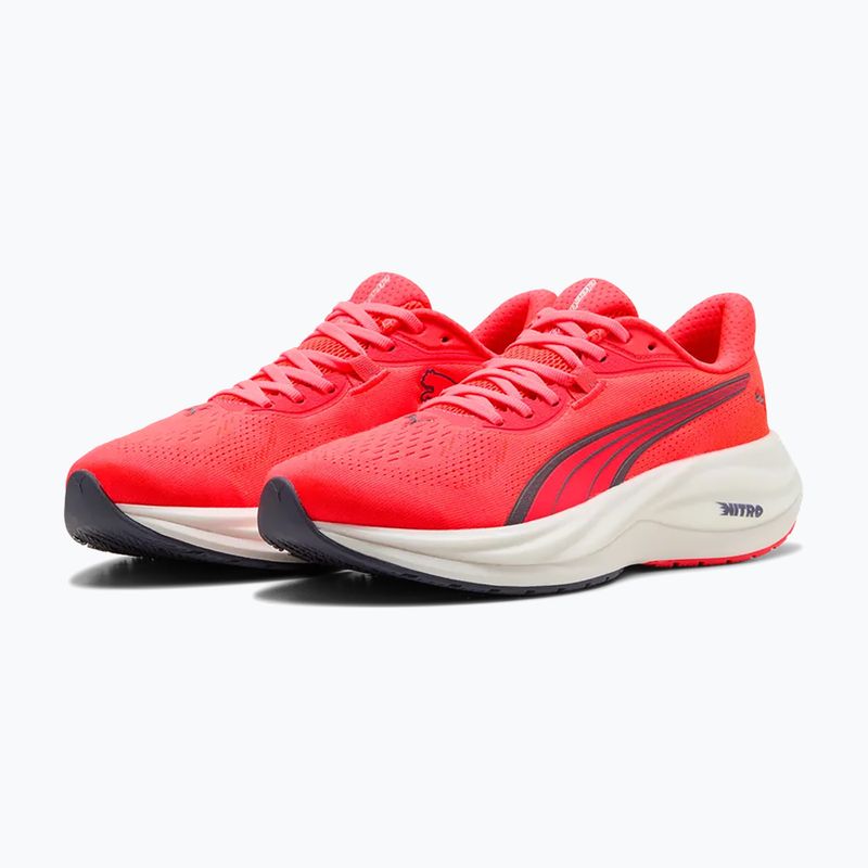 Buty do biegania Puma Electrify Nitro 5 ultra red/inky depths 11
