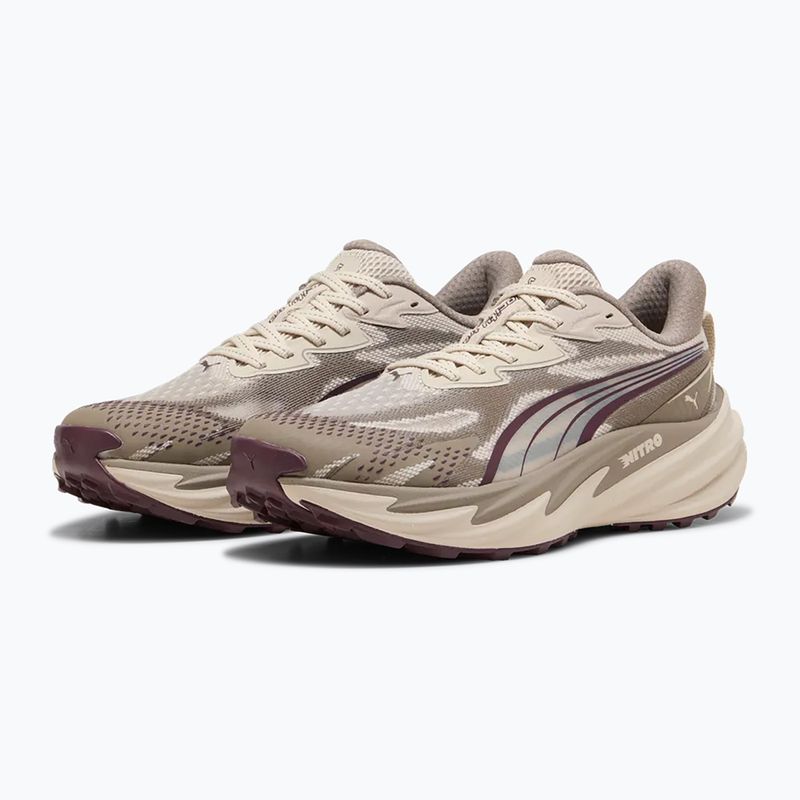 Buty do biegania damskie Puma Velocity NITRO Trail silver fog/ruby 10