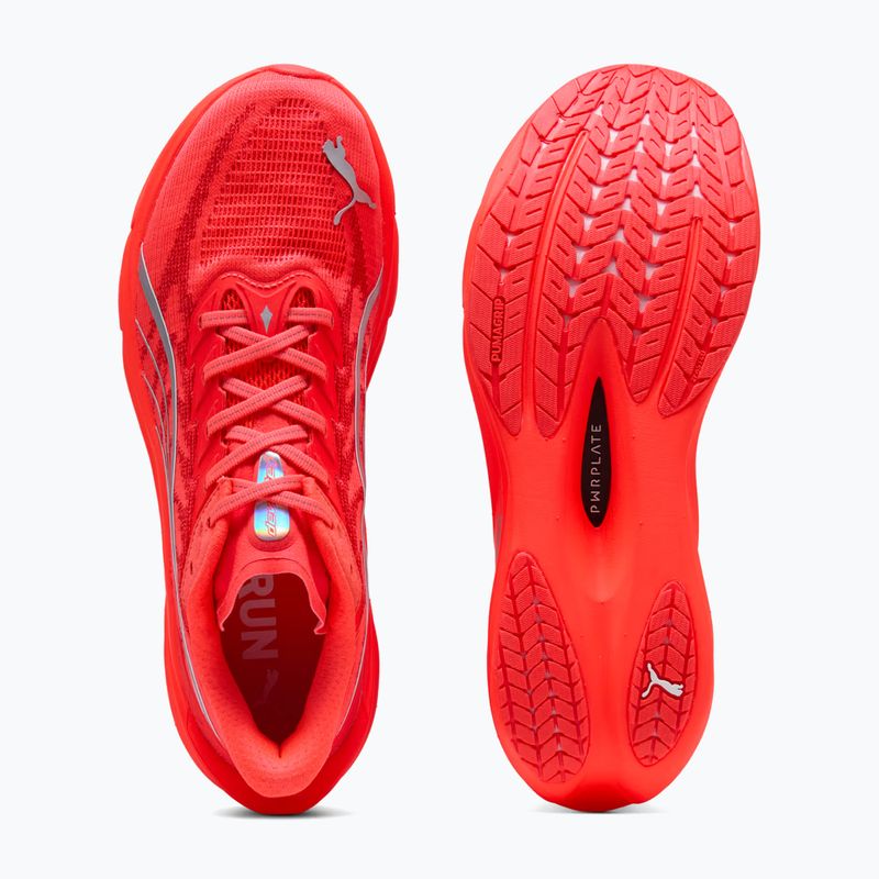 Buty do biegania męskie PUMA Deviate Nitro 4 ultra red/puma silver 12
