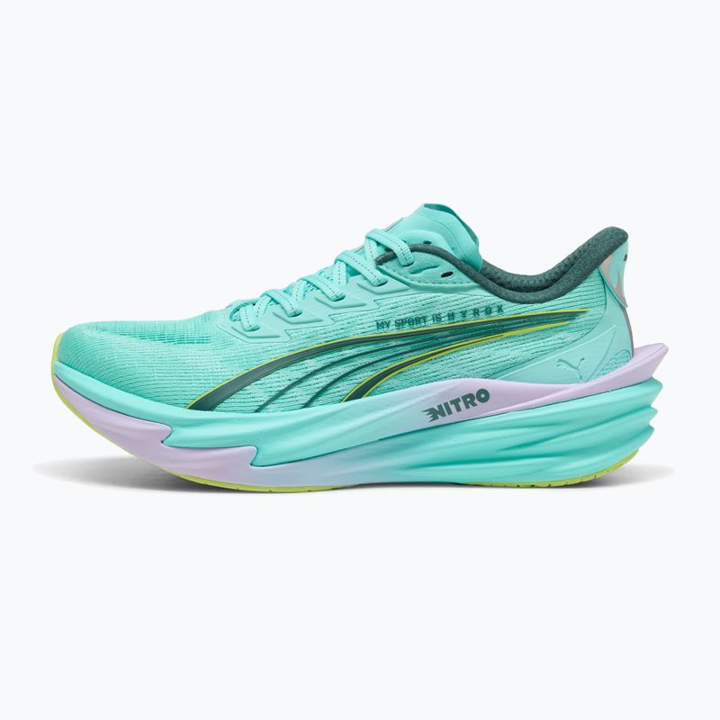 Buty treningowe damskie PUMA Deviate Nitro 4 X Hyrox intense mint/light lavender 8