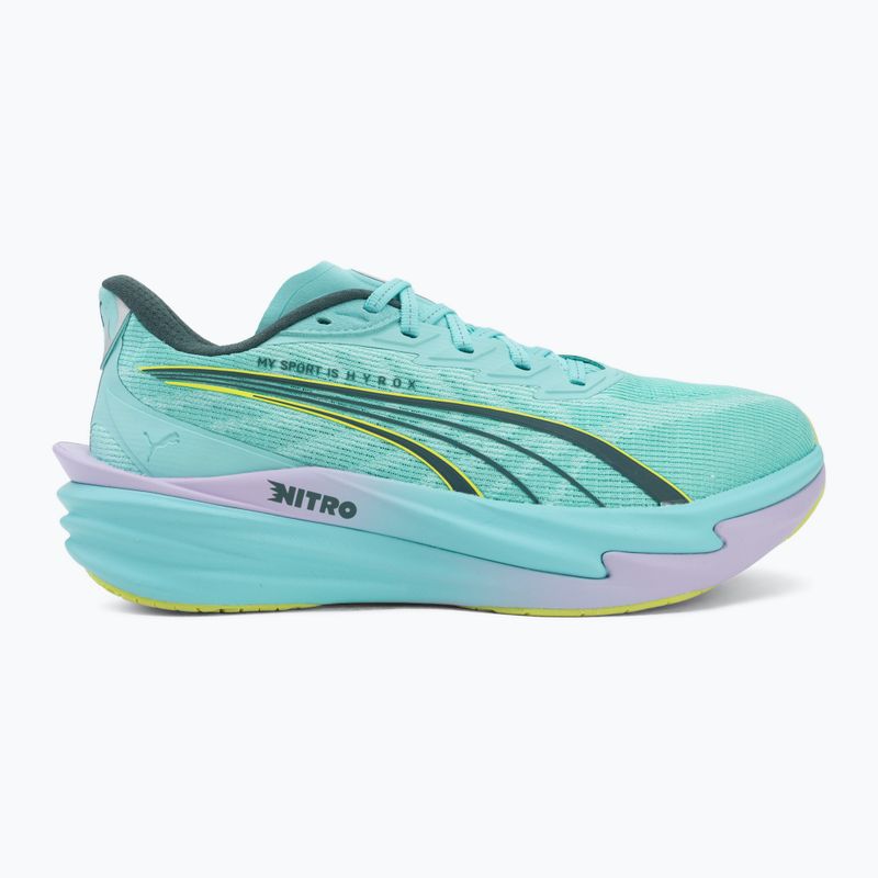 Buty treningowe PUMA Deviate Nitro 4 X Hyrox intense mint/light lavender 2