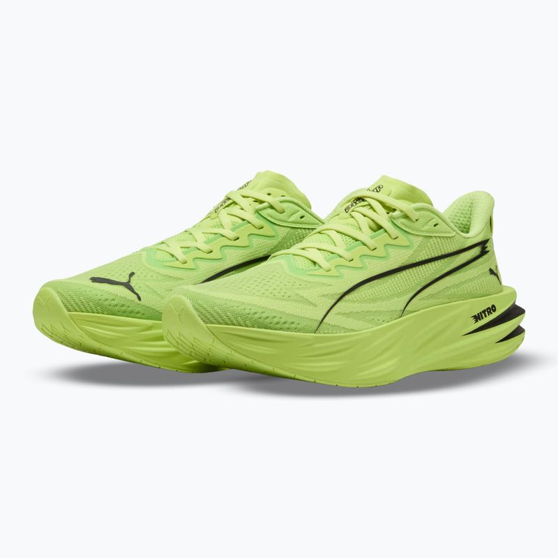 Buty do biegania męskie Puma Deviate Pure Nitro sunny lime/puma black 4