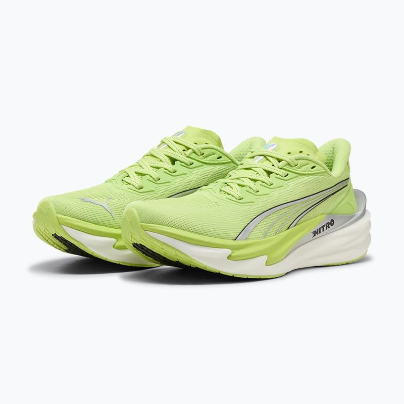 Buty do biegania damskie PUMA Deviate Nitro 4 sunny lime/puma silver 3